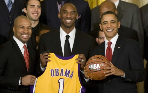 Kobe Bryant con Obama